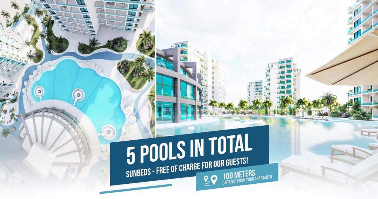 Sophia Pool Apartments In Caesar Blue Resort, Fixed Lunch Till 3Pm, Gym, Swimming Pools, Sauna, Hammam, Kids' Club Available Perivolia tou Trikomou Eksteriør bilde