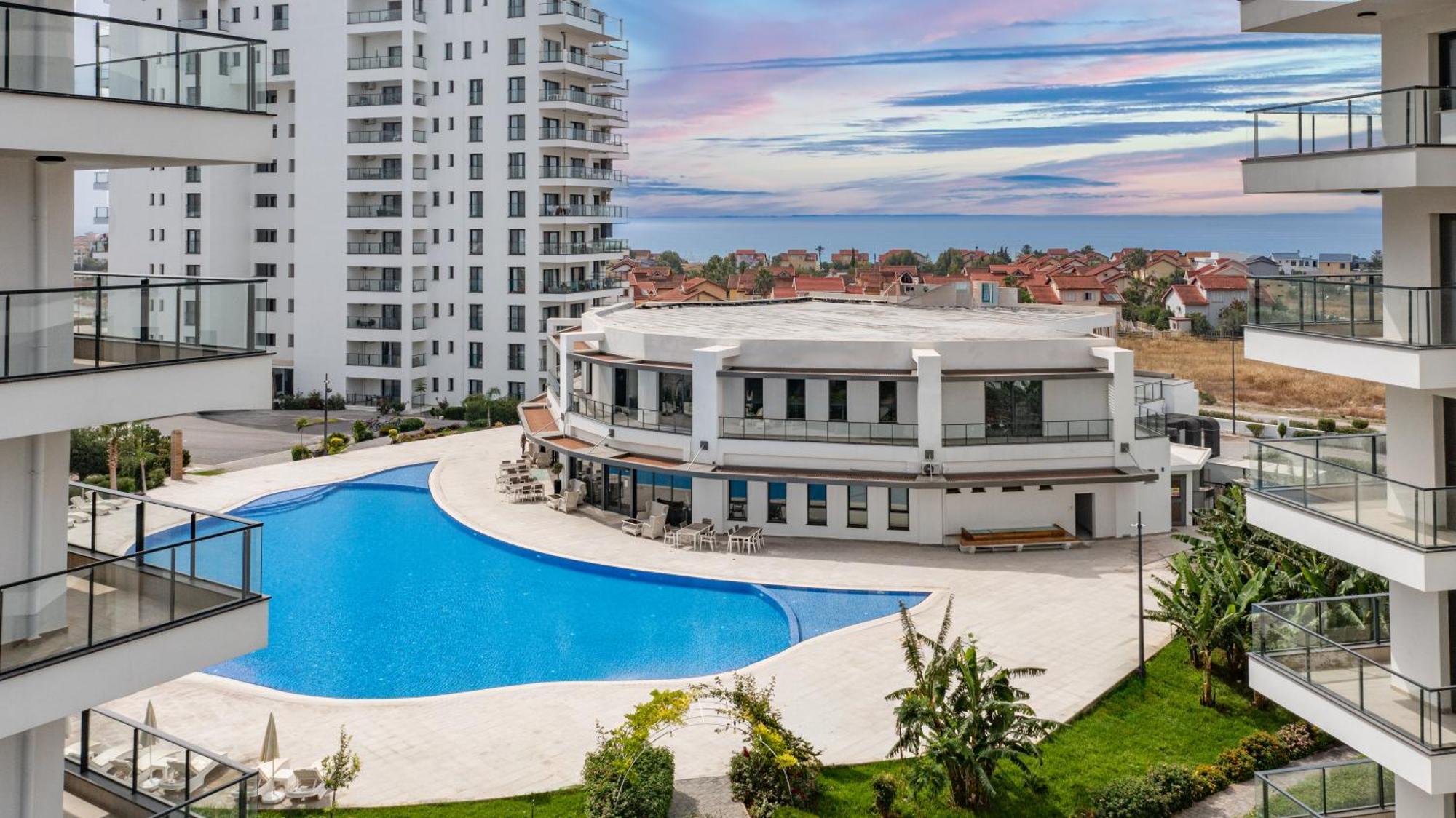 Sophia Pool Apartments In Caesar Blue Resort, Fixed Lunch Till 3Pm, Gym, Swimming Pools, Sauna, Hammam, Kids' Club Available Perivolia tou Trikomou Eksteriør bilde
